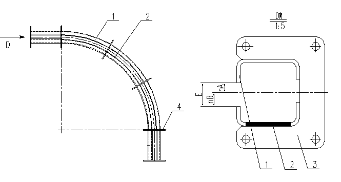 輕型懸掛輸送機(jī)B型水平彎軌