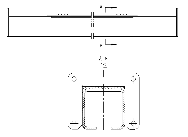 輕型懸掛輸送機I型檢查軌段