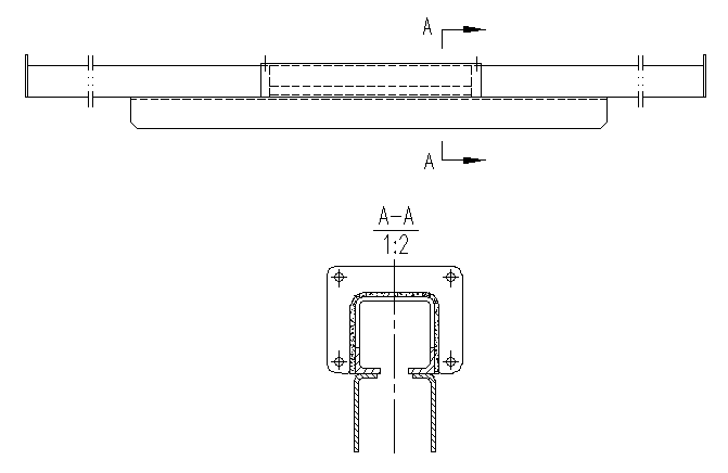輕型懸掛輸送機II型檢查軌段
